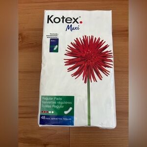 Vintage 2004 Kotex Maxi Regular Pads 48 Pads NOS Sealed
